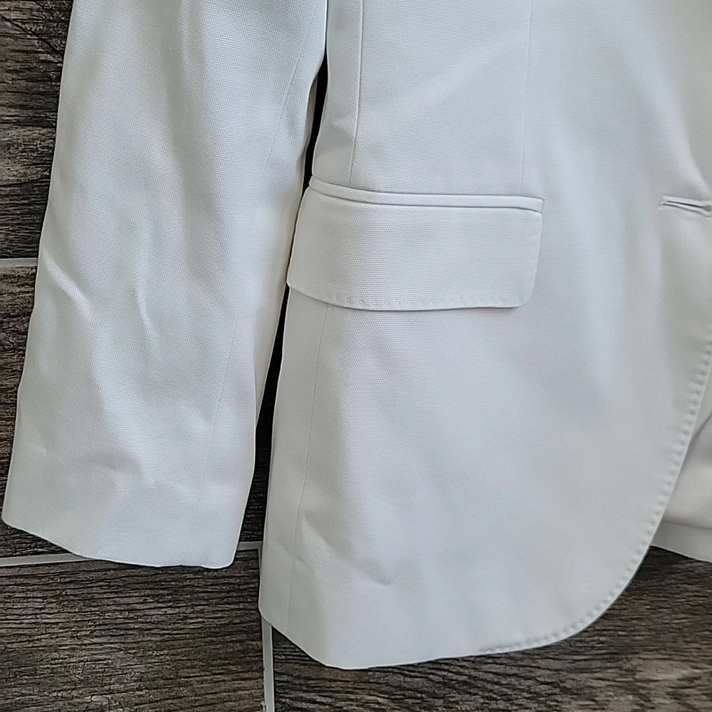DOLCE & GABBANA Blazer Suit Jacket Size 40 (Small) White/Cream - Picture 4 of 9